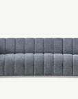 Aluxo Astoria 3 Seater Sofa in Steel Grey Boucle Fabric