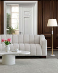 Aluxo Astoria 3 Seater Sofa in Oatmeal Boucle Fabric