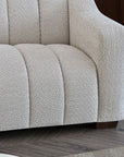 Aluxo Astoria 3 Seater Sofa in Oatmeal Boucle Fabric