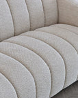 Aluxo Astoria 3 Seater Sofa in Oatmeal Boucle Fabric