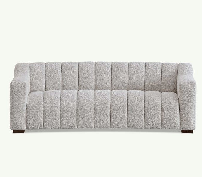 Aluxo Astoria 3 Seater Sofa in Oatmeal Boucle Fabric